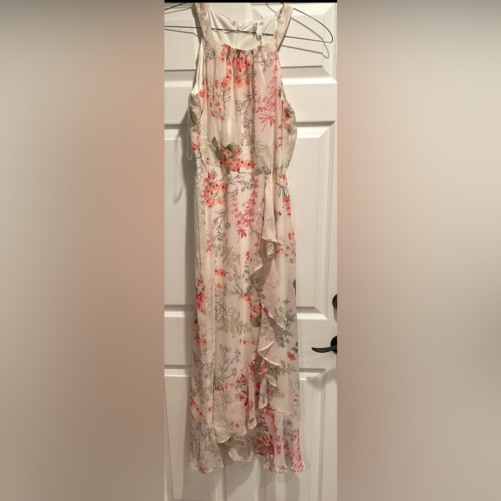 Collection B Pink and Cream Floral Dress